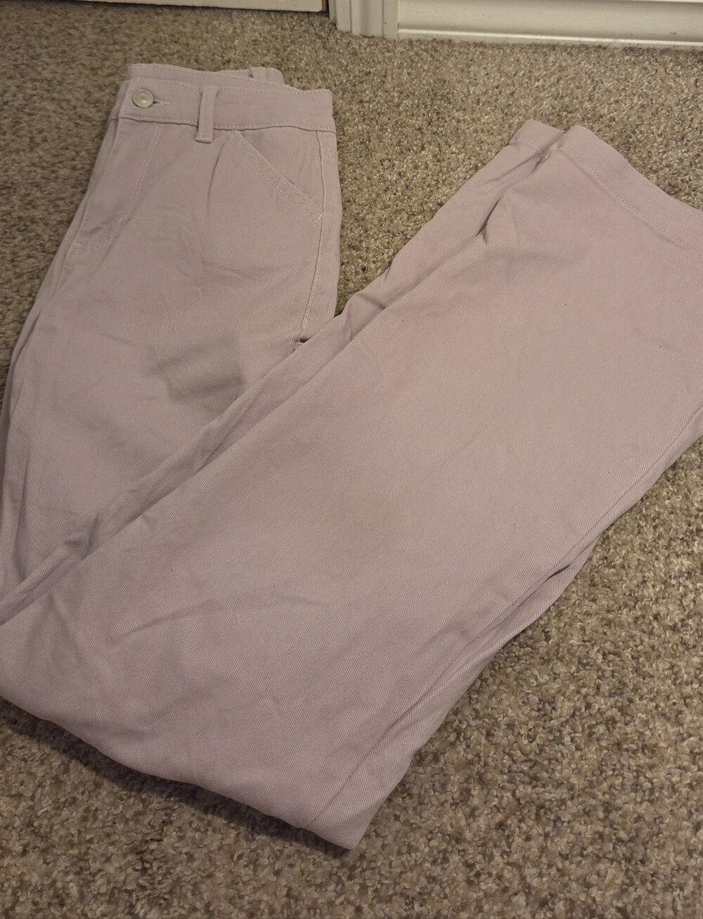 Lavender No Boundaries Carpenter Pants